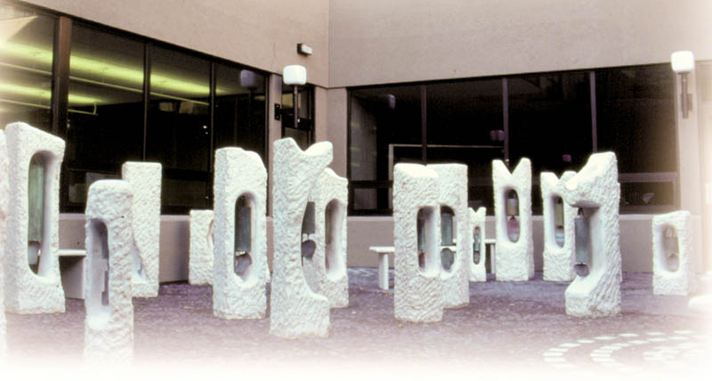 Moriah Graden Sculpture, Holocaust resource center at the Moriah School in Englewood, N.J. Designed by Eddie Jacobs